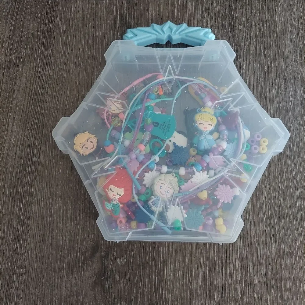 Disney, Squishmallows DIY Necklace Activity Set with Charms & Beads
